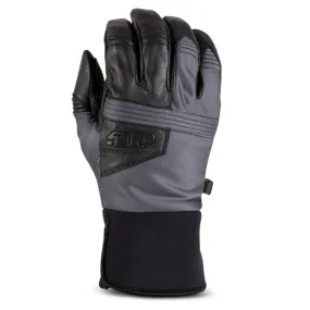 509  Stoke Snowmobile Gloves Insulated Leather Low Stretch Cuff Premium Fit Black