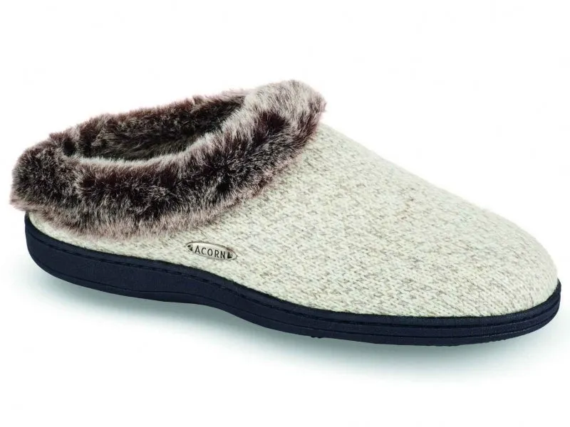 Acorn Chinchilla Clog Ragg - Women's Slipper