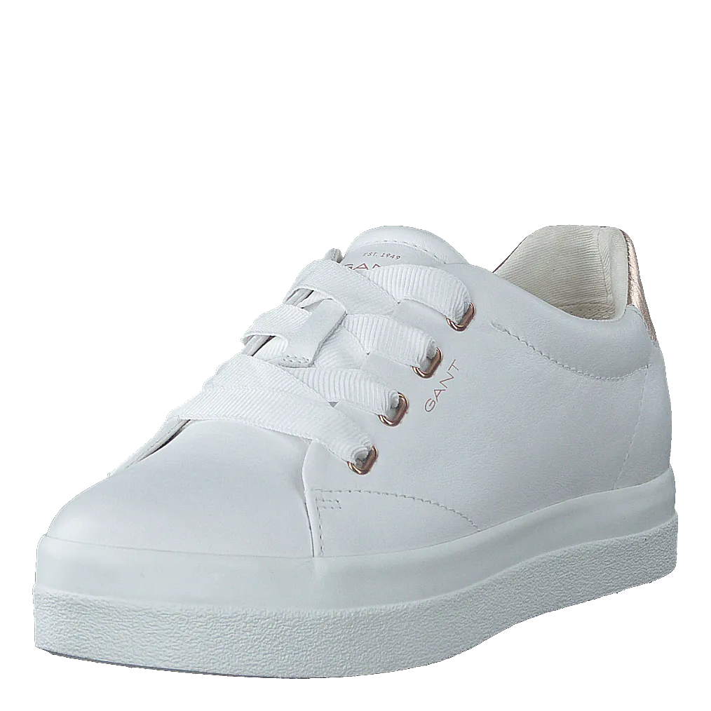 Avona Sneaker G296 - Br.wht./rose Gold