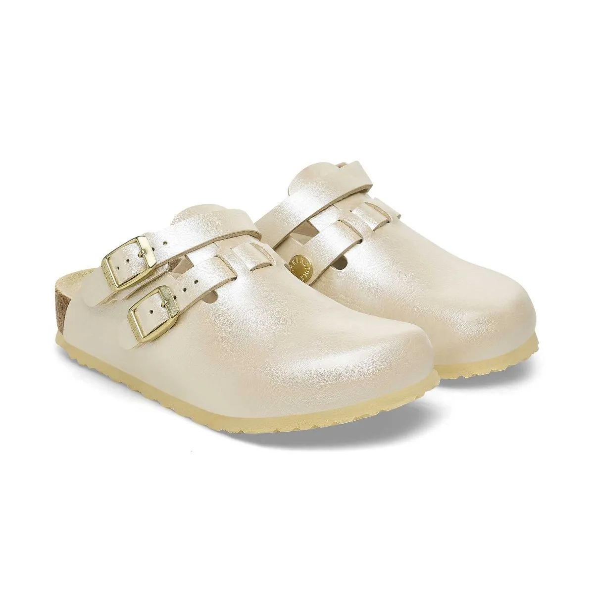 Birkenstock Girl's Kay Pearl White (Sizes 30-34)