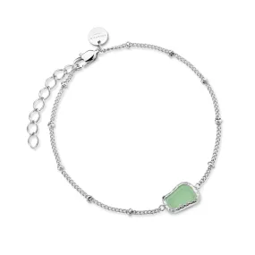 BLAK - Rosefield Gemstone Bracelet - Jade/Silver