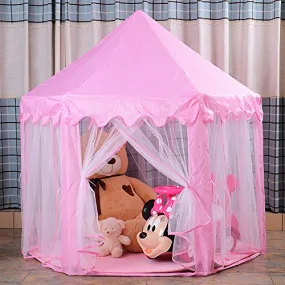 Children's pop up Tent Fairy Princess Castle Playhouse Cubby Toy Tent Pop Up-imagination play