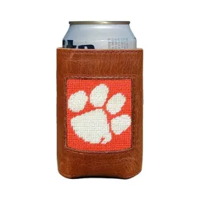 Clemson Can Cooler- White