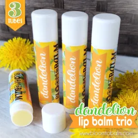 DANDELION Lip Balm {TRIO}