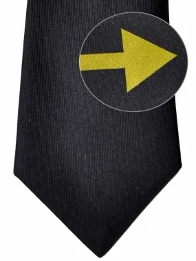 Gene Meyer Tie Black Olive Arrow SALE