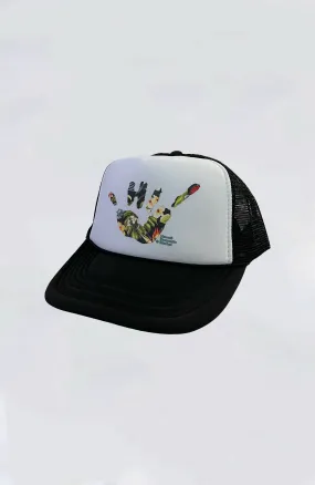 Hawaii Domestic Market - HDM Shaka Hawaiian Floral Trucker Hat