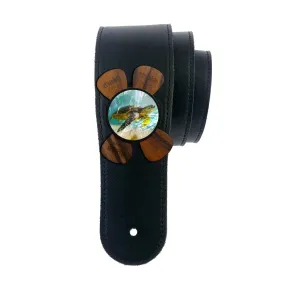 Hawaiian Sea Turtle "Honu" | Pick Puck Integrated Leather Strap