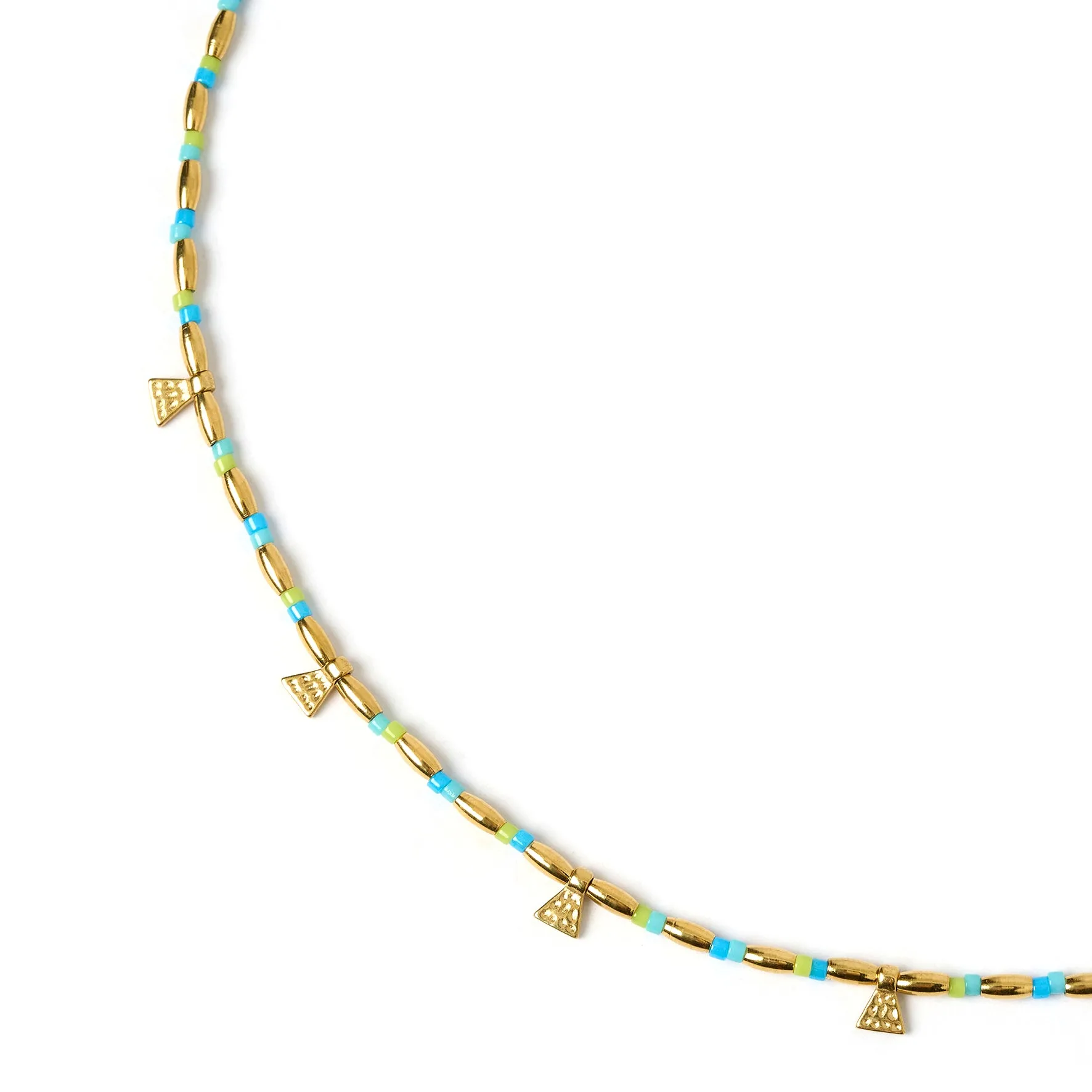 Natalia Gold Necklace - Ocean