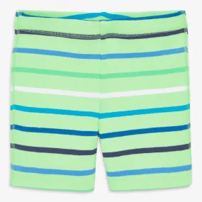 Organic PJ short in cool breeze stripe