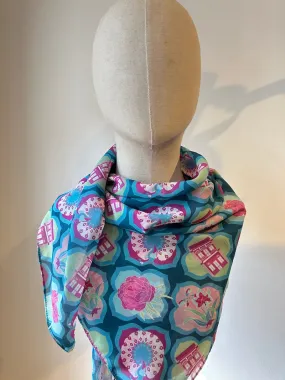 Peranakan Motif Chiffon Scarf